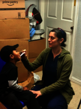 COHI Clinician Monica Treating Migrant Children