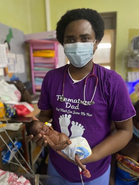 Support our newborn care training team