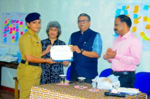 Receiving Elephant Ambassador Certificate Award