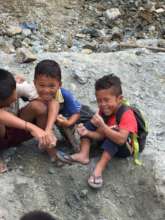assisting children