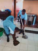 Cleaning the Kitchen