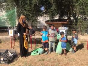 Summer clothes distribution