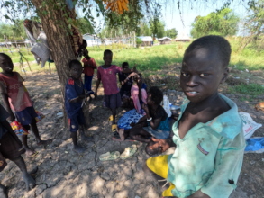 Refugee family Chotbora, South Sudan