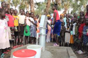 Lives change with clean water.