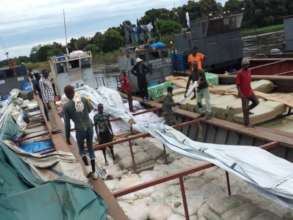Supplies at Port of Juba, South Sudan.