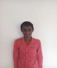 Kaseem smiling with hope - braille beneficiary!!!