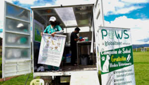 Anally & Joel getting ready to receive patients