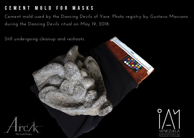 Cement Mold for Masks (Dancing Devils)