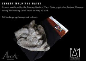 Cement Mold for Masks (Dancing Devils)