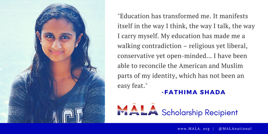 Fathima Shada, MALA Scholar