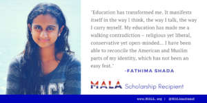 Fathima Shada, MALA Scholar