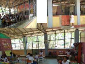 Monkey-proof grille, Kalawelgala Elementary