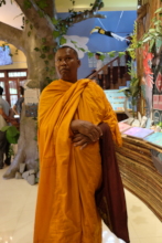 The Venerable Bun Saluth visits the center