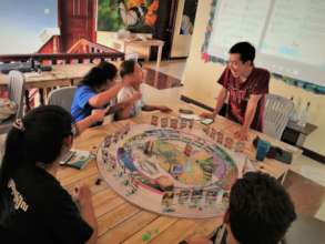 Class taking place in the new Jungle Lab Classroom