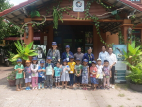 Nursery School visits the Nature Center