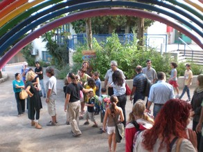 Under the playground Rainbow