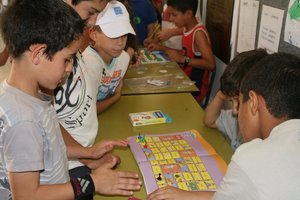 Playing in English