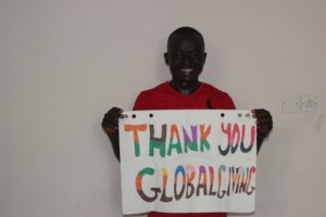 Salifu is so thankful for the support!
