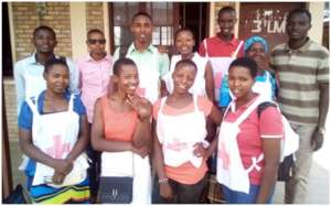 Red Cross volunteer team