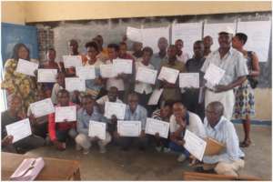 A group photo of the Red Cross group.