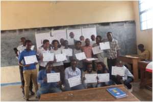 The university students' group photo.
