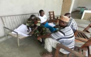 Small group discussion during workshop
