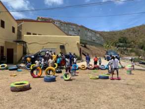 Beautification Event at Bovoni Housing Community