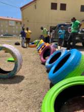 Beautification Event at Bovoni Housing Community