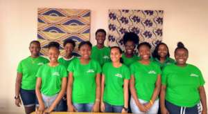 Jr Angels at the CFVI office for a recent meeting