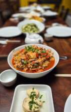 food on the table