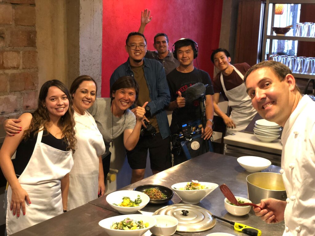 filming for singaporean tv