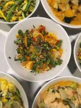 Healthy food creations with local ingredients