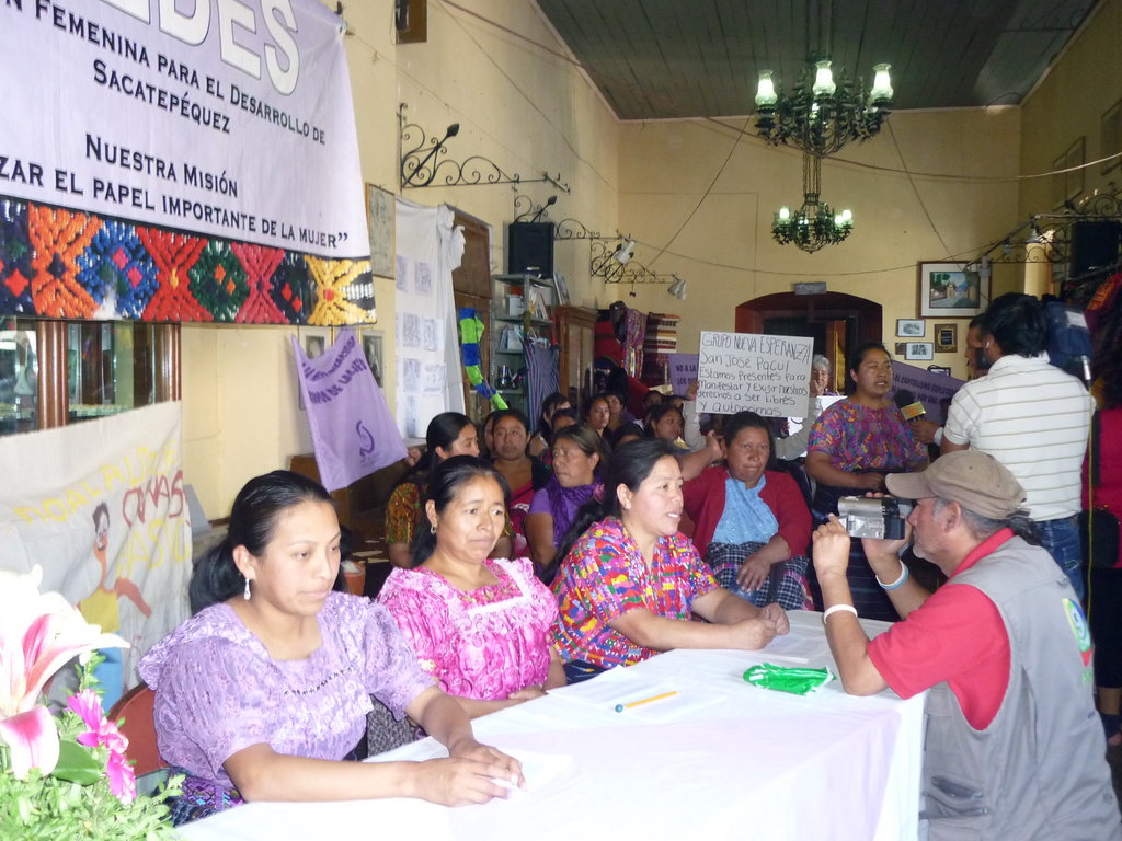 Women weavers on International Women's Day