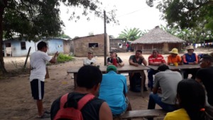 Representante de International Medical Corps.