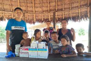 Donation of anti-malaria medicines in Pirmaken