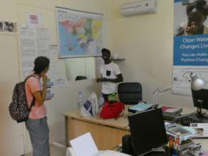Joao giving me a tour of the WellFound office