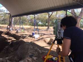 Drawing excavation contour lines