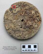 Pyrite mirror tomb T7