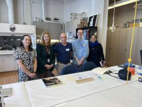 Carlos with Walters Museum personnel