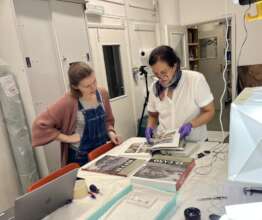 Julia and Eleanor, Acting Collections director UK