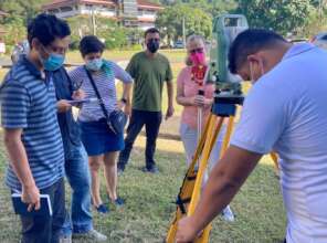 FEC team receive Total Station training