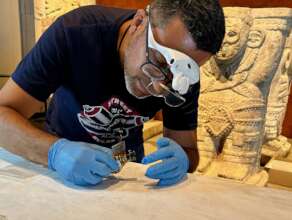 Making impressions of manufacturing marks