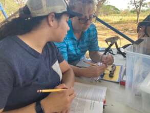 Tiara working with FEC investigator Alexa