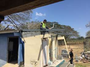work being done on the restroom facilities