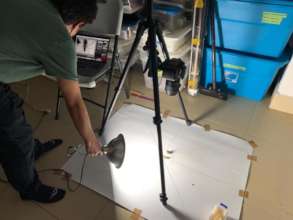 Arturo taking photos for RTI