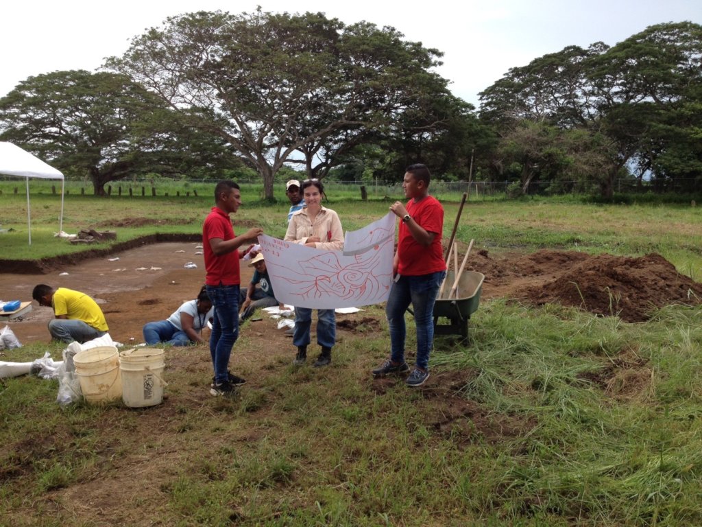 Dr. Mayo with students from San Carlos