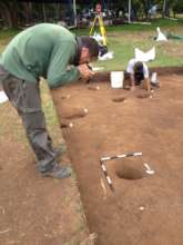 Dr. Miguel Angel Hervas working in El Cano