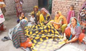 Home based worker woman