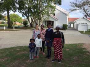 Phila and family at Woodridge College