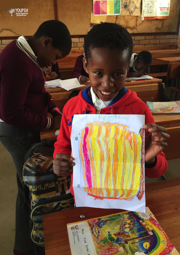 Support a class of at-risk South African children